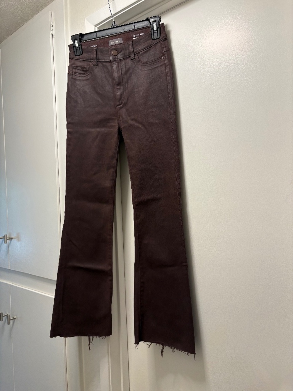 NWOT DL1961 Bridget hi rise boot cut waxed jeans - size 27
